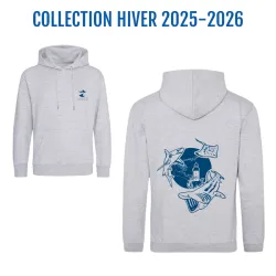 Sweat-shirt unisexe - coton bio - requins & Bretagne